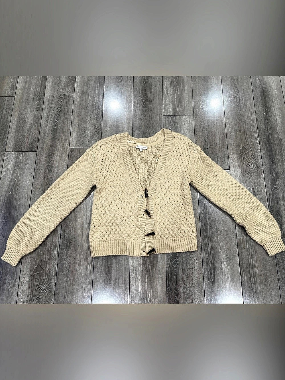 Pamela Love Toggle Knit Cardigan Brown XS